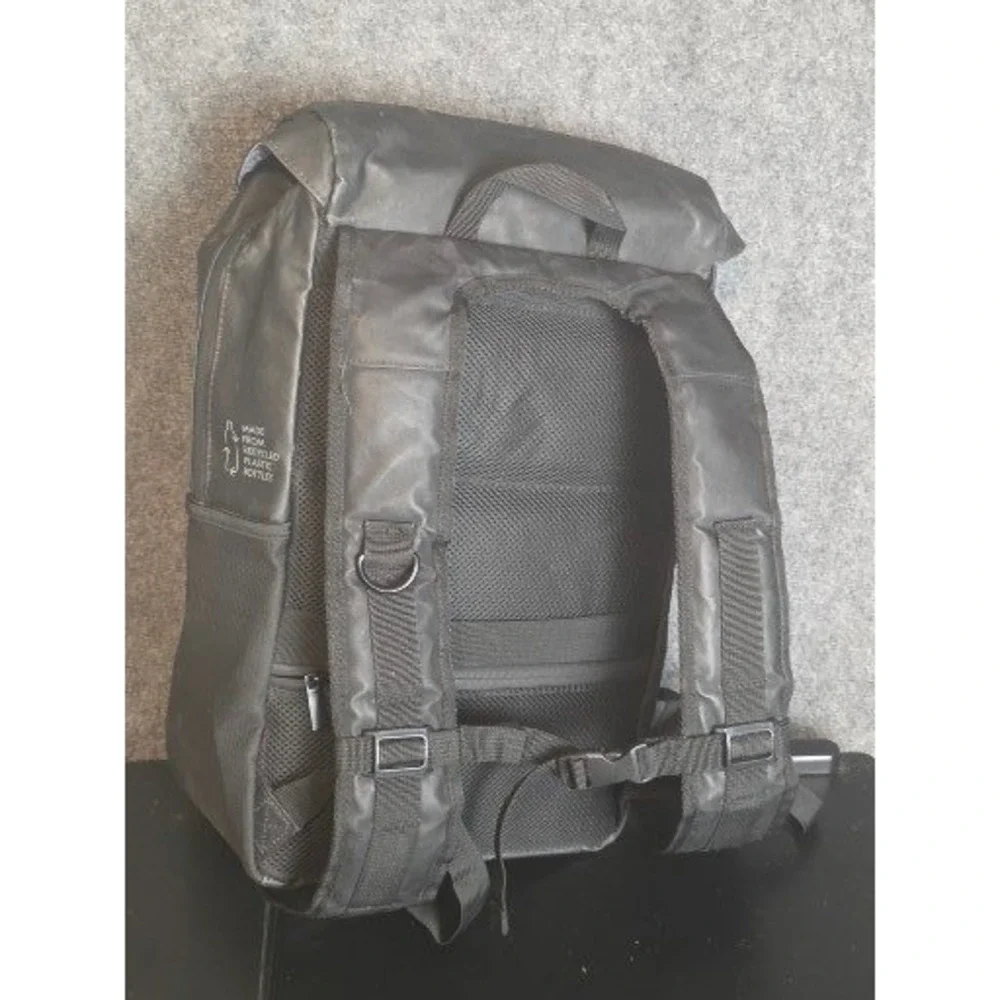 National Geographic Expedition Recycled Plastic Bottle Backpack Black Laptop Bag